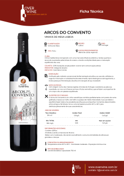 Vinho Tinto Fino Meio Seco - Arcos do Convento 750ml